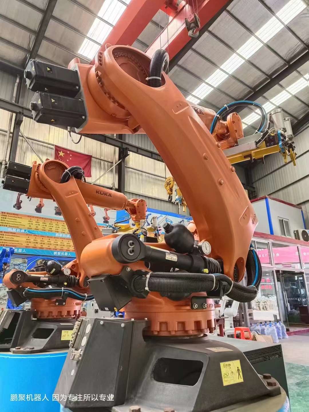 KUKA KR180 R3100-K 6-Axis C4 180kg Payload 3100mm Reach Ceiling Mounting Robot for Various Applications
