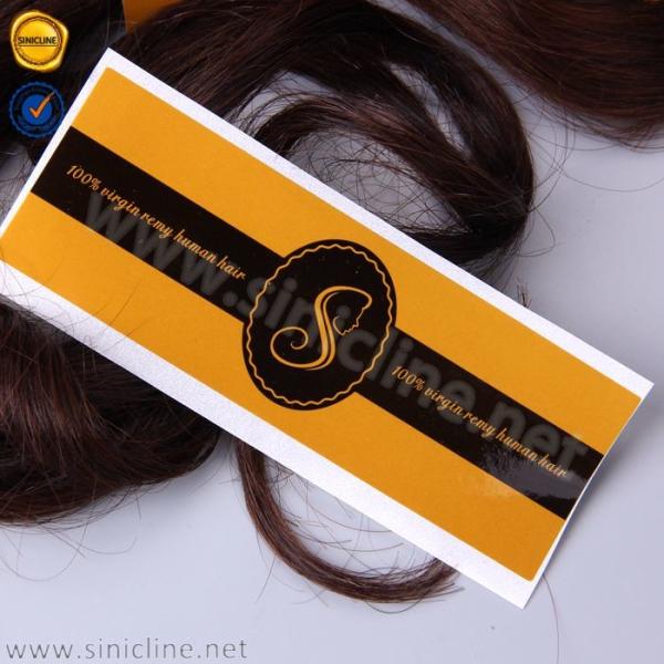 3CM 70MM Removable Matte Paper Sticker Labels Paper For Hair Bundle Hair