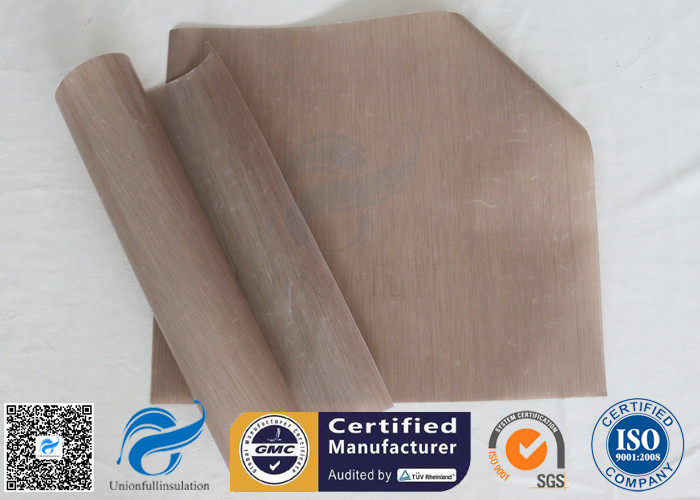 Silicone Non Stick Baking Mat PTFE BBQ Grill Mat 260℃ FDA Food Grade Brown