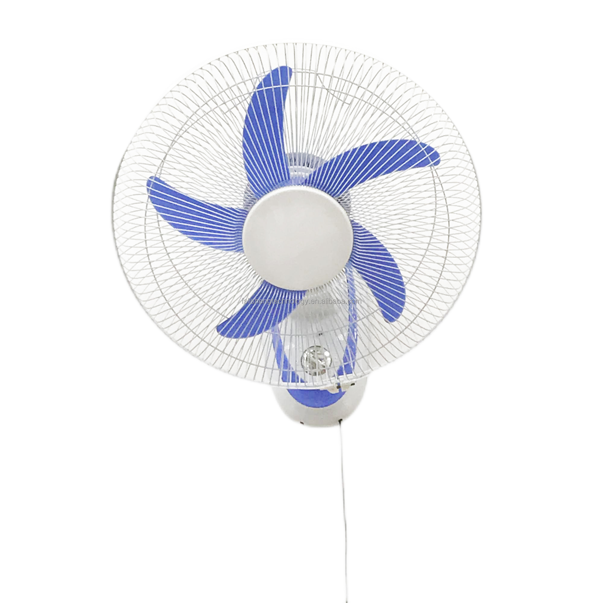 Custom OEM AC / DC Wall Mounted Cooling Fan 16 Inch With Lithium Battery And Remote Control