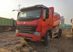 HOWO Heavy Duty Cement Mixer Truck 10 Wheels Euro IV Standard CCC / ISO