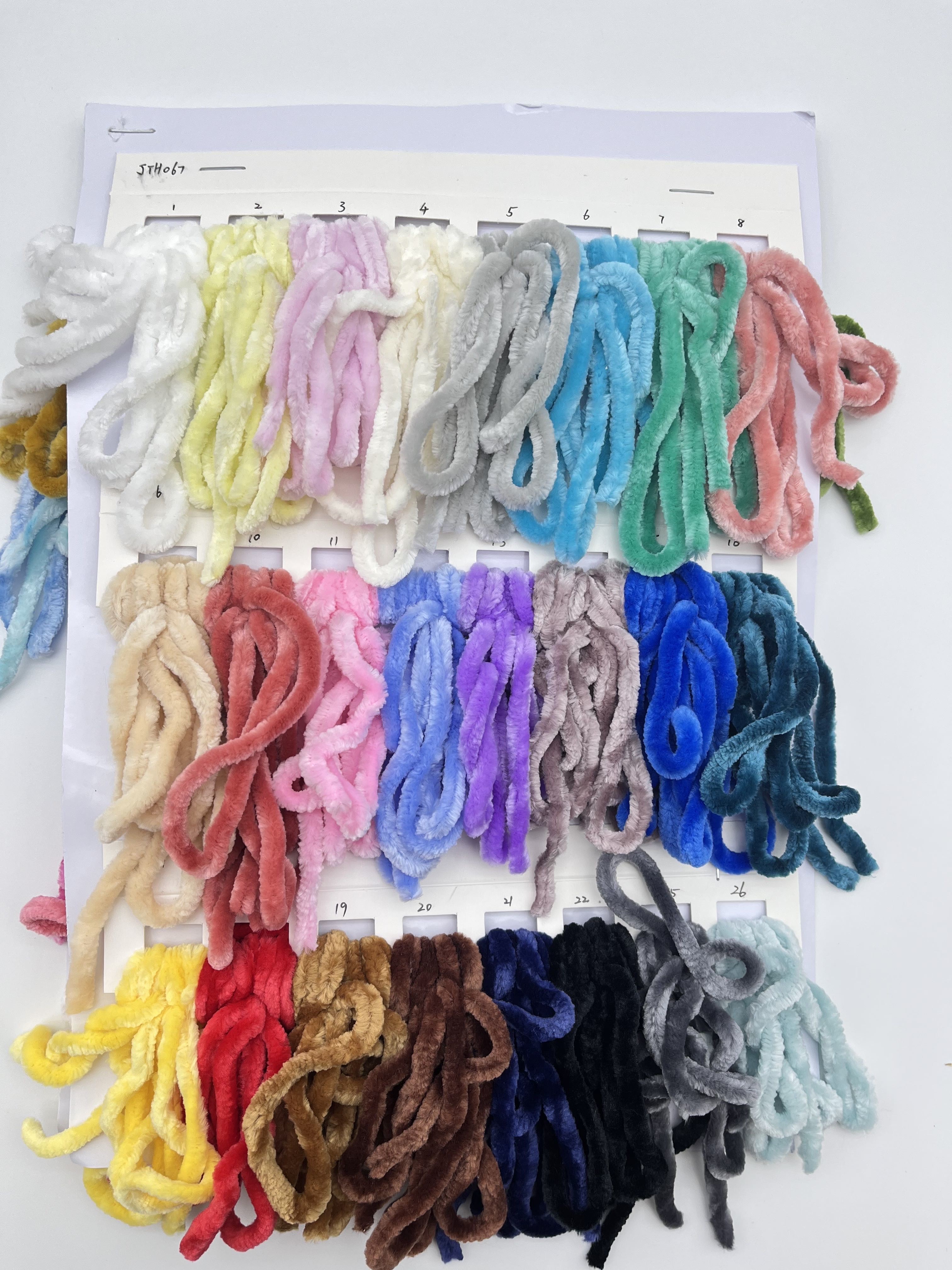 100gram 100meters Chenille Yarn Soft And Fluffy Micro Polyester Fluffy Yarn For Crochet
