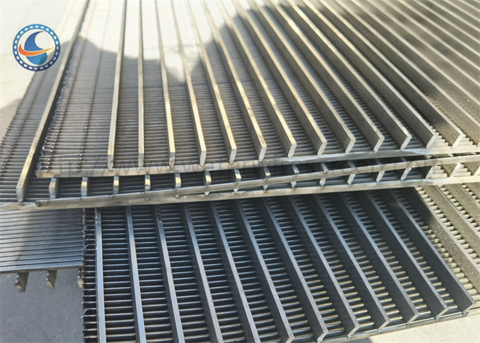 Polished Wedge Wire Screen Panels 321 Stainless Steel Flat Weld