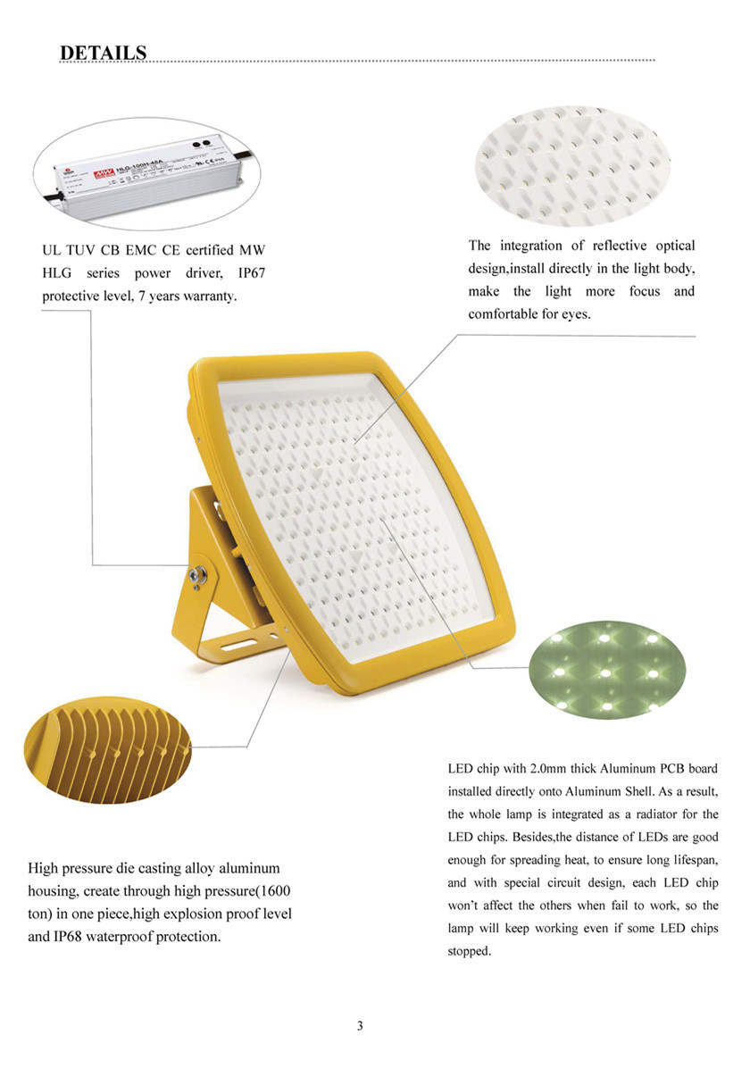 IP68 Reflector Led Flood Light 100w