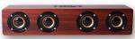 4000mah Wooden Bluetooth Wireless HIFI Speaker Portable Music SoundBar AUX