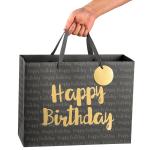 Zhejiang 's Gravure Printing Ivory Board Paper Bag Affordable Happy Birthday