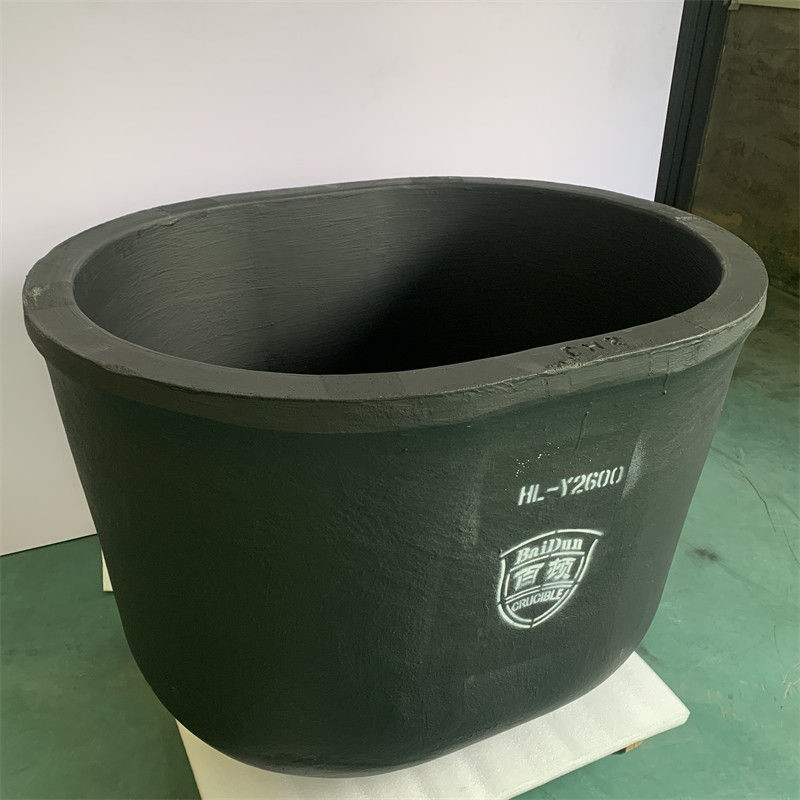 Graphite Materials Thermal Expansion Coefficients Metal Melting Silicon Carbide Graphite Oval Type Crucible