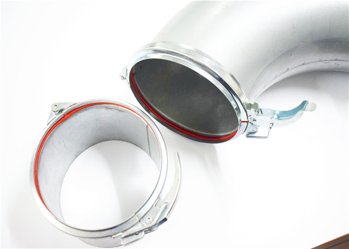 Q235 Steel 275g Zinc Quick Release Pipe Clamp Use For Ductwork System