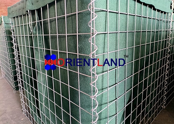 MIL4 1.5m Width reusable Heavy Duty Military Hesco Wire Mesh Barriers