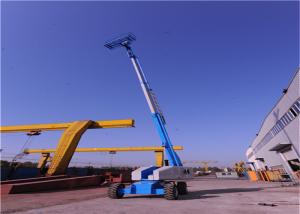 Quality Flexible Moving Straight Boom Lift , Aerial Man Lift Automatic Pressure wholesale