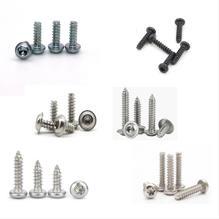 ISO9001 2015 Certified SS304 Stainless Steel Self Tapping Screws for Metric Measurement
