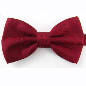 Quality Men's polyester jacquard bow-tie wholesale