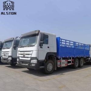 Quality Sinotruk Howo Fence Cargo Truck , 371HP 10 Wheeler Cargo Truck wholesale