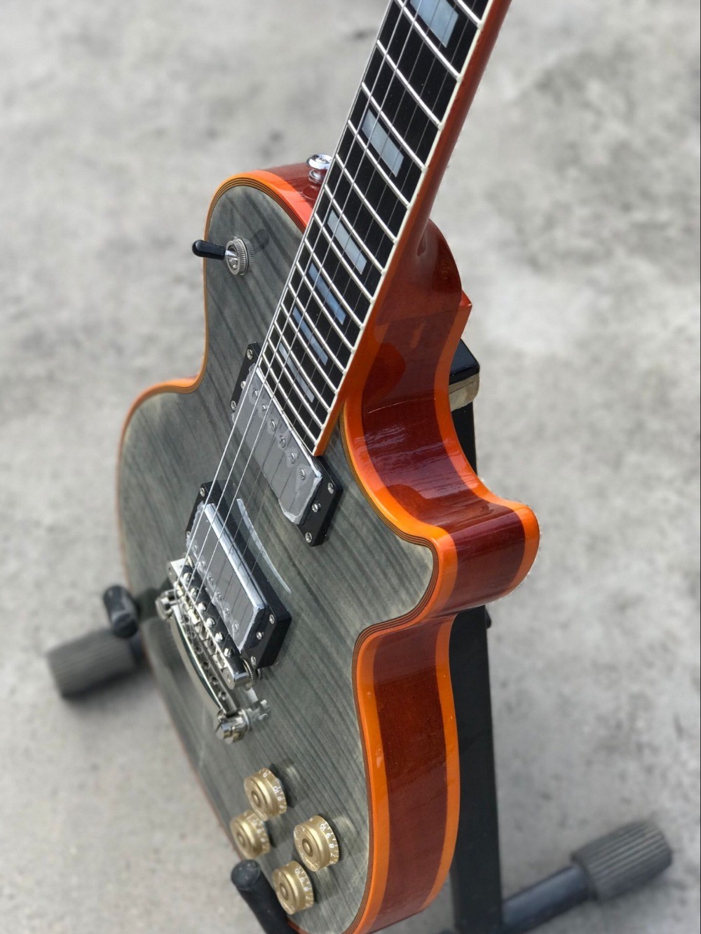 Standard Custom LP 60 Electric guitar, LP tiger flame paul guitar