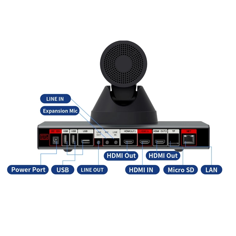 full HD 1080P wireless all in one video conference syste 12x optical zoom Android Video Conference Terminal