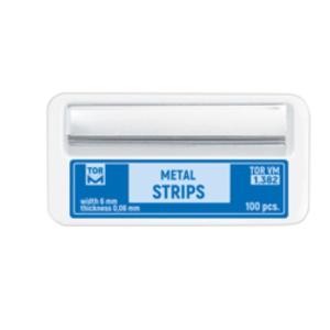 Quality PROFESSIONAL DENTAL 2024 Hot TOR VM 1.382 Dental Metal Strips 0.06mm thick 6mm wide 50mm long 100pcs Shelf Life 2 years wholesale