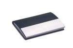 Metal PU Slim Minimalist Rectangle Business Card Holder