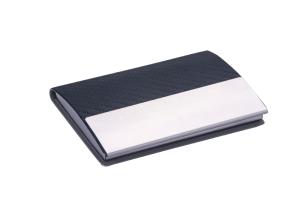 Quality Metal PU Slim Minimalist Rectangle Business Card Holder wholesale