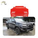 Skid Plate Undercar Shield For Toyota Hilux Revo 2015 2016 Black Outlaw Bumper
