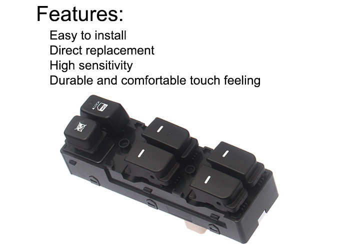Front Left Auto Window Switch Replacement For Hyundai Forte With Red Light