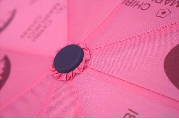 Hot Sell Sakura Momoko Cute Children Umbrella Flodable Umbrella for Kids