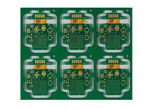 Quality Electronic Device 6 Layer Immersion Gold Rigid Flex Board wholesale