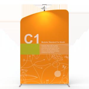 China 230gsm 30mm Modular Exhibition Display Promotional Booth Displays For Contractor Live on sale