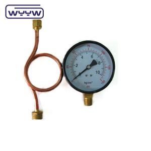 Quality 60mm 100mm High Pressure Meter Gauge With Radiating Tube Water wholesale