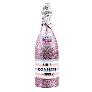 Quality 12.5&quot; Gender Reveal Champagne Bottle Confetti Popper wholesale