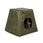Novelty Paper Cooling Pet Mat Tunnel Cat Bed Yellow Green