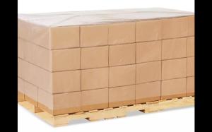 Quality Protective Pallet Cover Tear Resistant Clear Square Bottom Bags wholesale