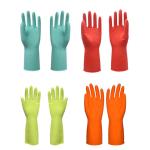 M 55g Cotton Flock Lined Household Cleaning Gloves