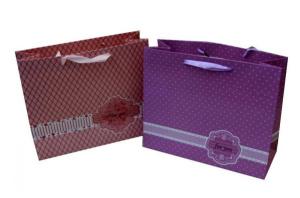 Quality Cosmetics Paper Carrier Bags wholesale