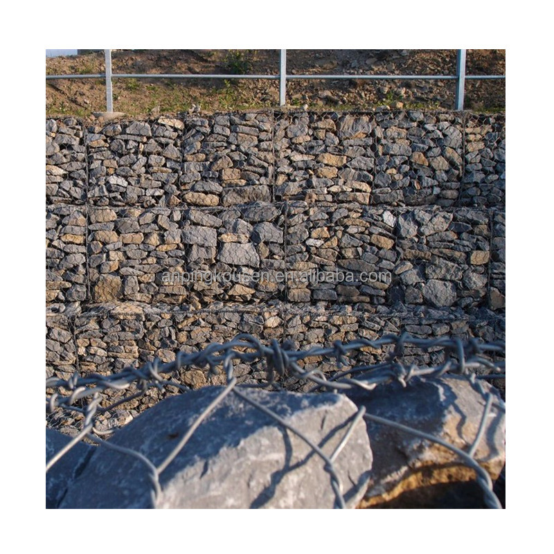 Customizable Welding Pattern Hot-Dipped Galvanized PVC Coated Gabion Box for Woven Mesh