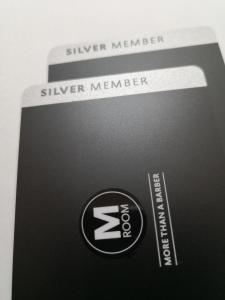 Quality Silver Metallic PVC Business Cards With Glossy UV Customized Logo wholesale