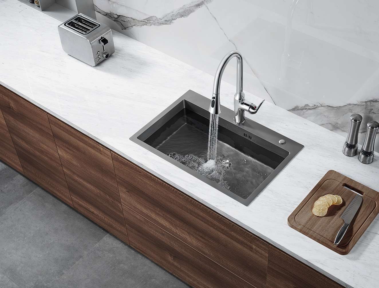 ARROW Stainless Steel Kitchen Sink , 600x430mm Single Bowl Undermount Kitchen Sink