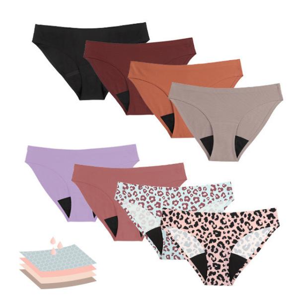 Anti-Bacterial Leak Proof Period Underwear Ladies Seamless Summer Breathable