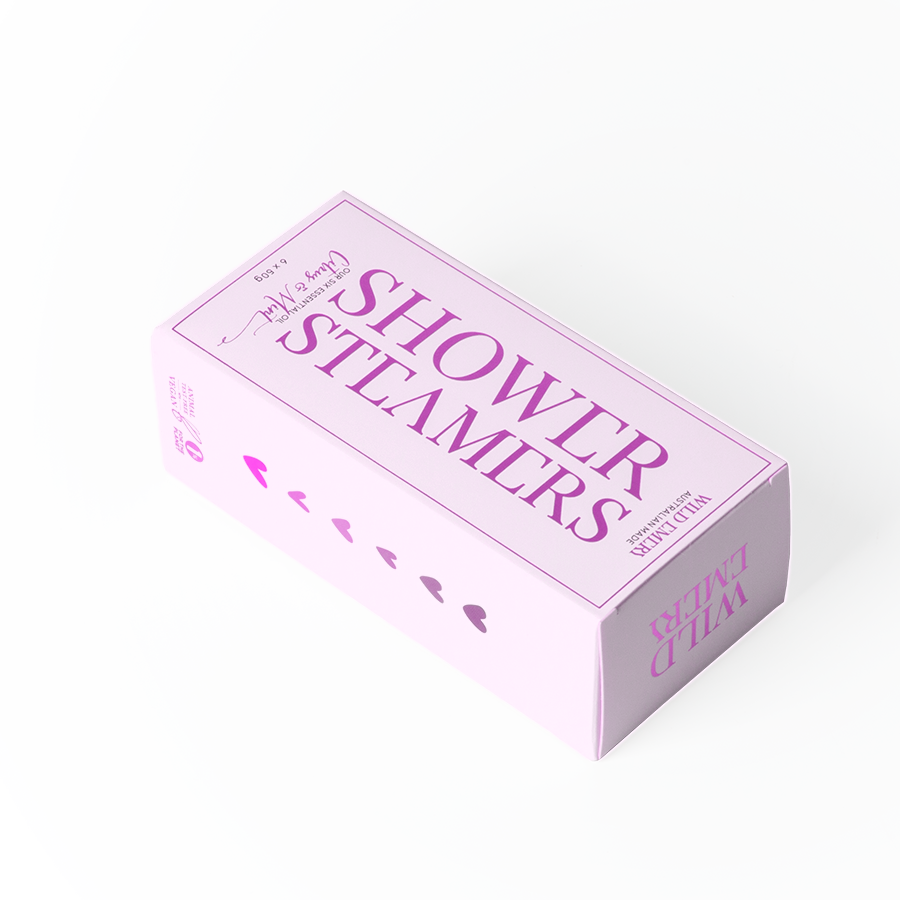 Paperboard Square Perfume Empty Bottle Box for Shower Steam Machine Custom Design Thickness