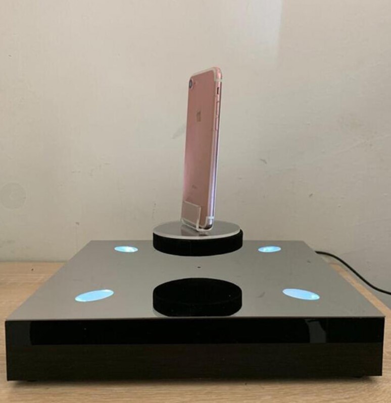 square base magnetic levitation bottom 1kg display stand for bottle shoes