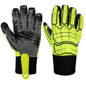 Quality Oilfield 3X44EP Cala Tech Impact Resistant Gloves Leather Rigger Gloves wholesale