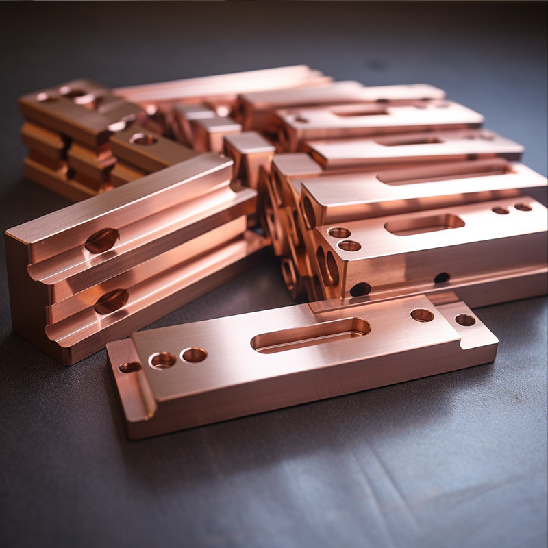 High Precision Milling CNC Metal Parts Machining High Quality CNC Part Custom OEM Service CNC Copper Parts
