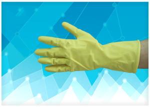Quality Household Disposable Medical Gloves 100% Natural Latex For Examination / Treatment wholesale