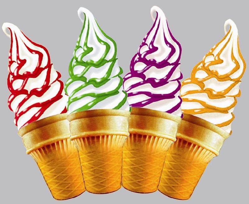 22L / H Twist Flavor Ice Cream Making Machines For Dessert Shop