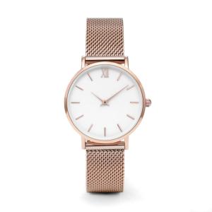 Quality OEM Stainless Steel Womens Watch , Ladies Designer Watches Mesh Band wholesale