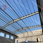 Light Prefab Steel Livestock Barns , Custom Steel Shed Construction