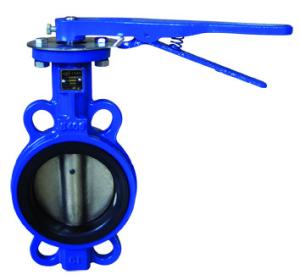 Quality Rustproof Wafer Type Casting Iron Butterfly Valve Stainless Steel Anti Erosion wholesale