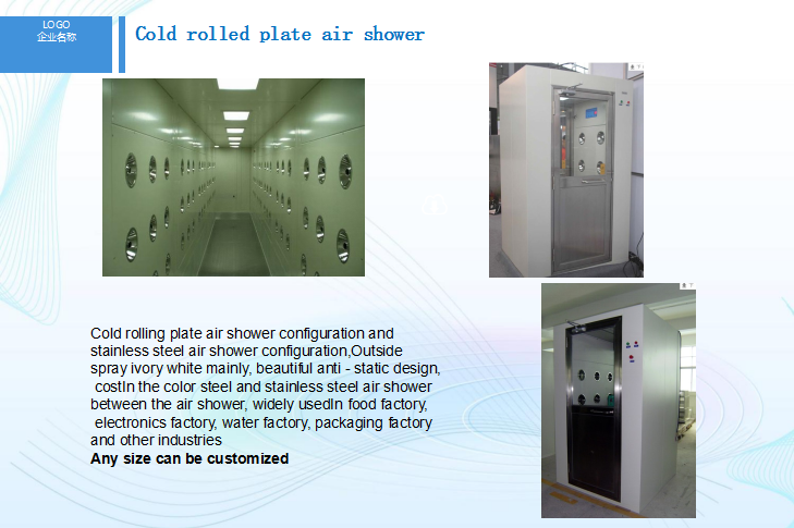Electronically Interlocked Air Cleaning Equipment for Air Shower Room 1000*1400*2200mm