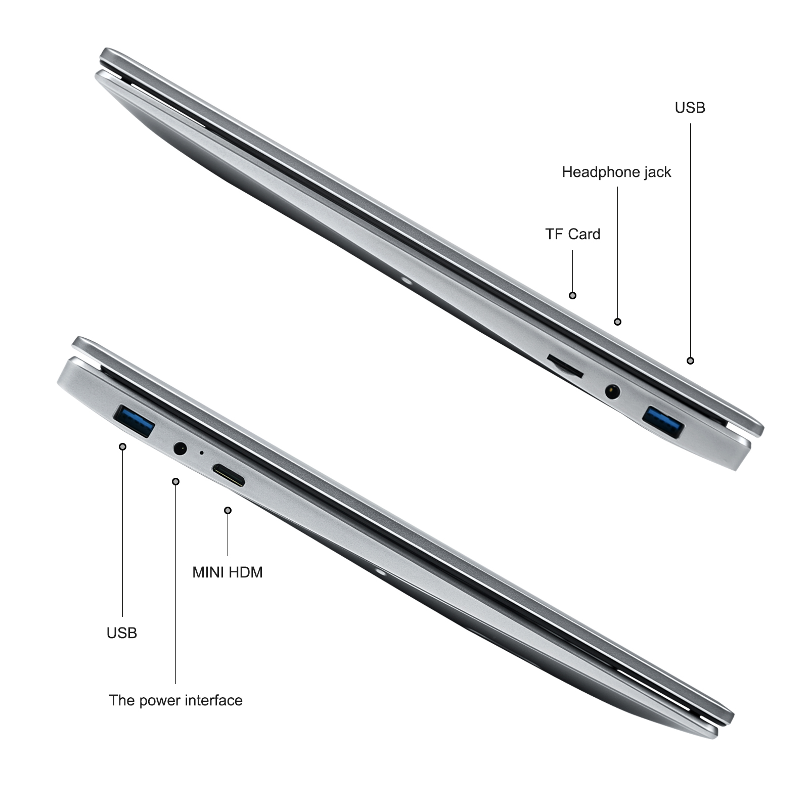 15.6inch Intel N5105 RAM 16GB Business Notebook Laptops with 18 20mm Thickness and After-Sales Service