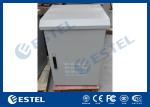 LED Lamp Pole Mounted Outdoor Battery Cabinet , Outdoor Communication Cabinets
