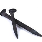 Carbon Steel Railway Track Fasteners , Railway Sleeper Screws Oxide Finish